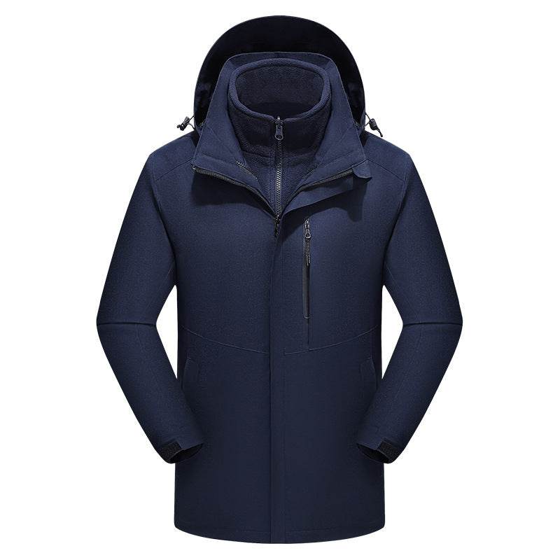 Smart Insulated Warm Detachable Hoodie Coat Jacket Men - Velora