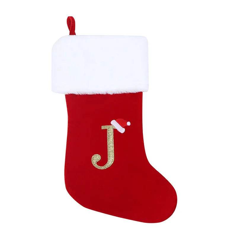 Christmas Letter Christmas Stockings Decorative Pendant - Velora