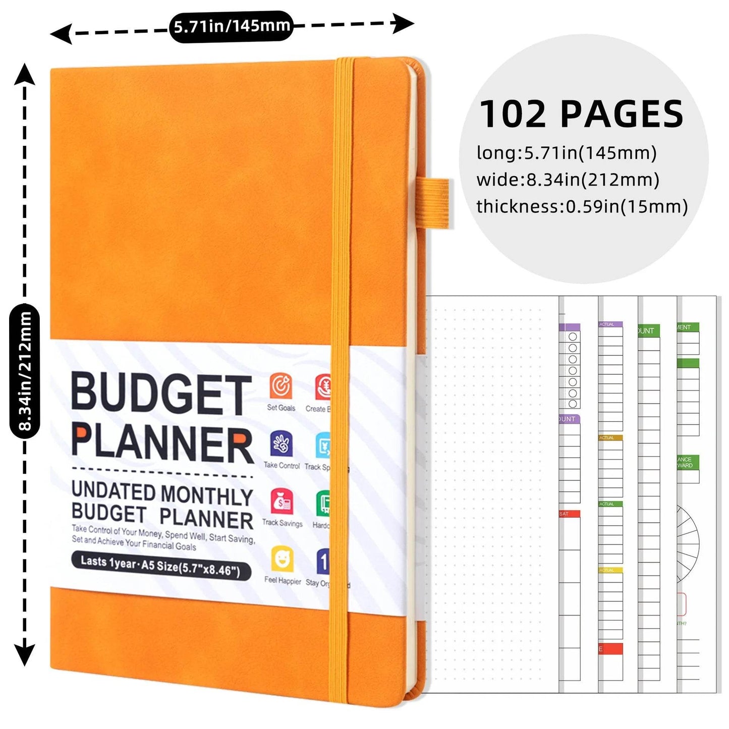 Amazon A May Plan Cash Budget Planner Week Plan English Foreign Trade Notebook - Velora
