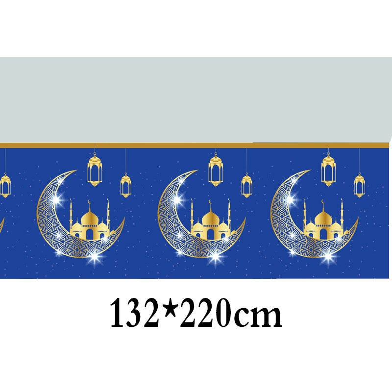 Eid Al-Fitr EID Mubarak party decor Set Supplies Scene Layout Theme Paper Plate Paper Cup - Velora