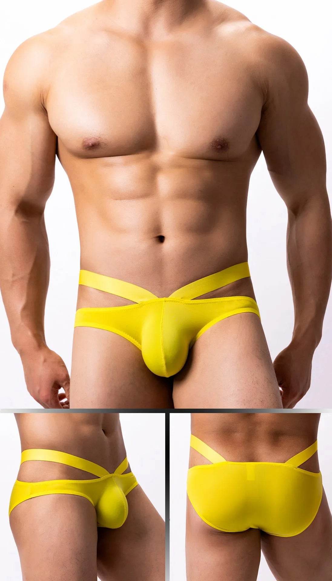 Thin Ice Silk Low Waist Men's Underwear Briefs - Velora