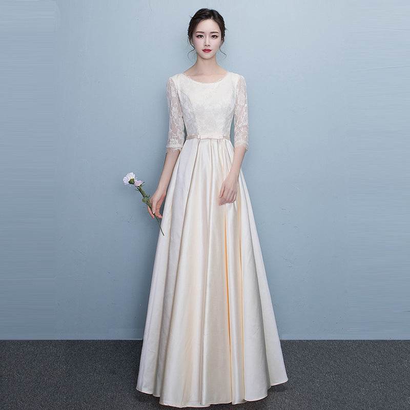 Elegant Slimming Elegant Generous Long Dress - Velora