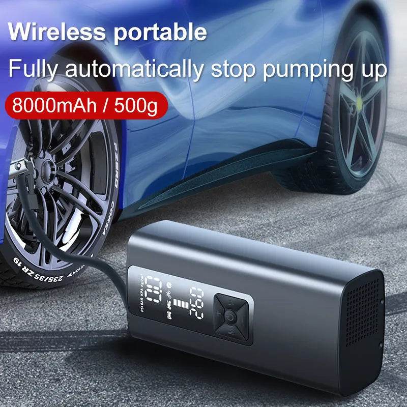 Electric Wireless Car Bicycle Tire Smart Air Inflator - Velora
