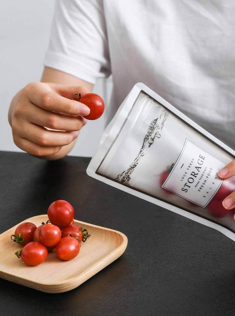 Food Storage Bag Reusable Ziplock Bags Cookie seal Bag - Velora