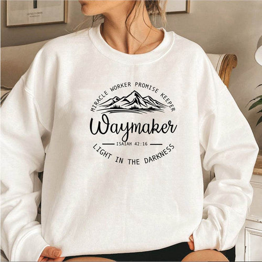 Sweatshirt Christian Crewneck Sweatshirts Bible Ver - Velora