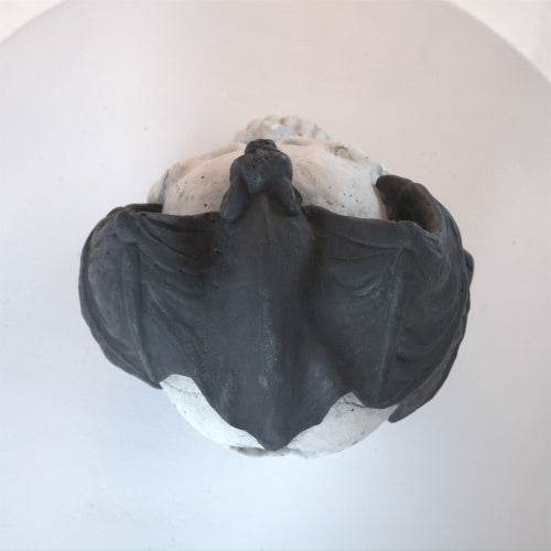 Fire Pit Demon Skull Gas Log For Ventless Vent Free, Propane, Gel, Ethanol, Electric, Outdoor Fireplace And Fire Pit, Halloween Decor - Patent Pending - Velora