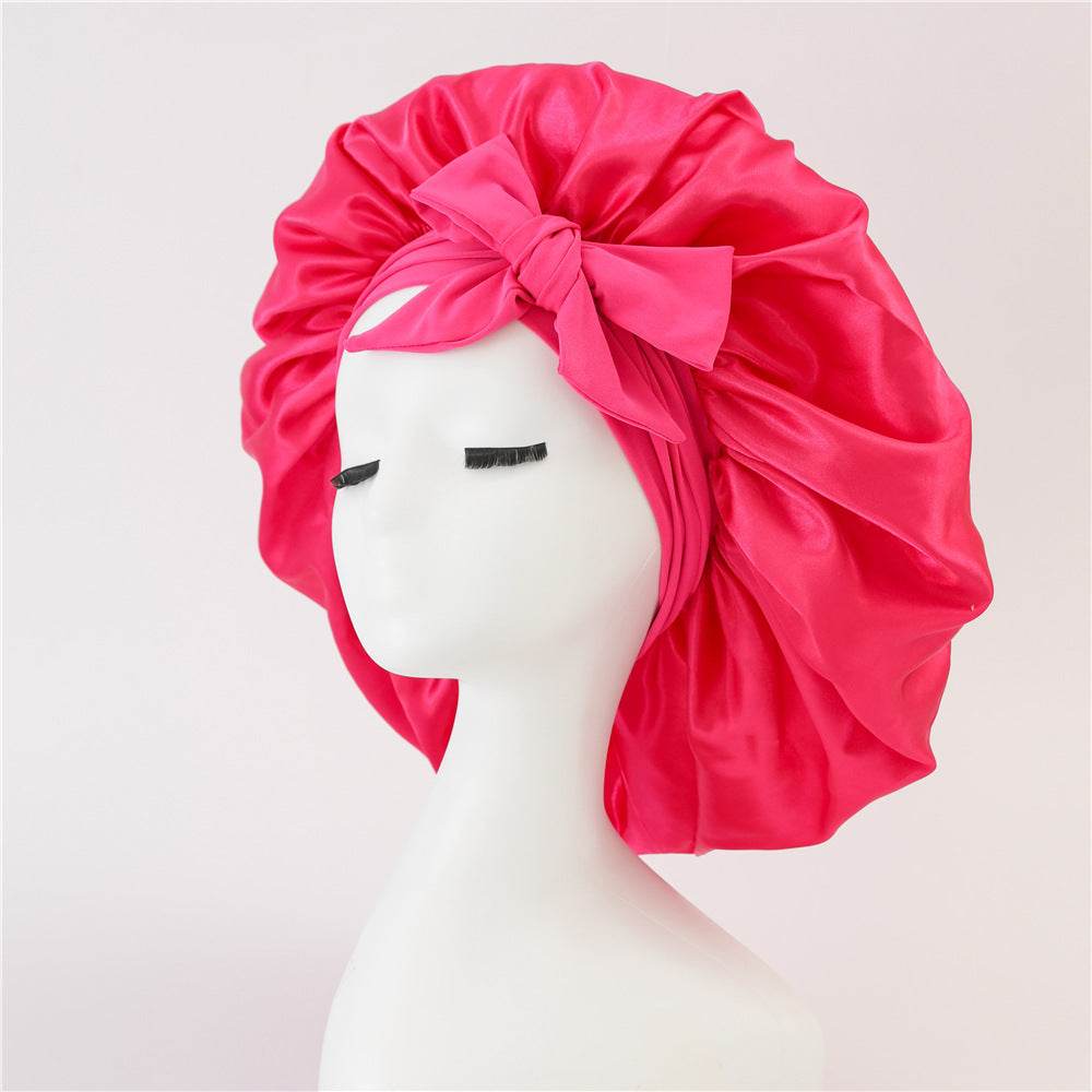 Silk Hair Bonnet For Sleeping Satin bonnet for curly hair - Velora