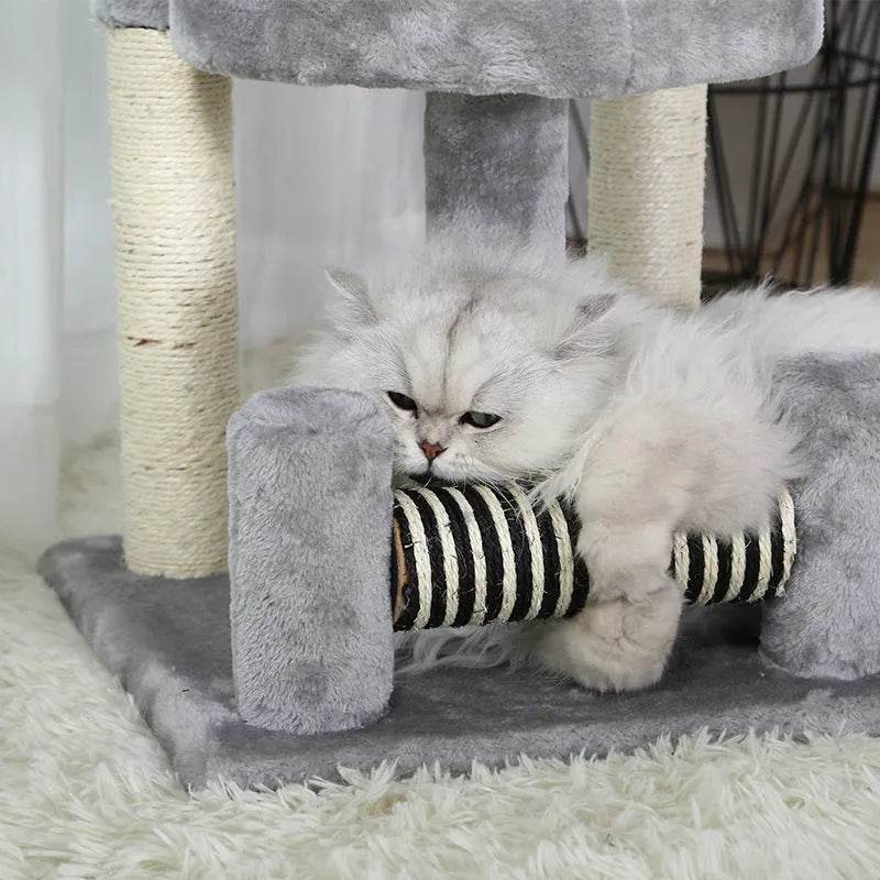 Cat Litter, Cat Tree, All-season General Purpose, Sisal Grinding Claw Toy Cat Supplies - Velora