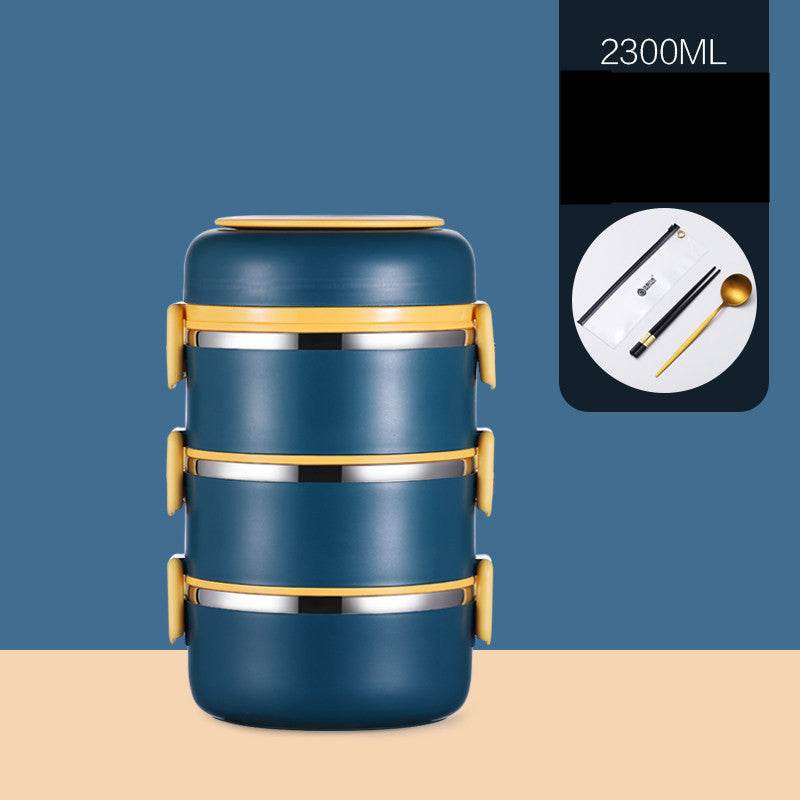 304 Stainless Steel Multi-layer Thermal insulated lunch container - Velora