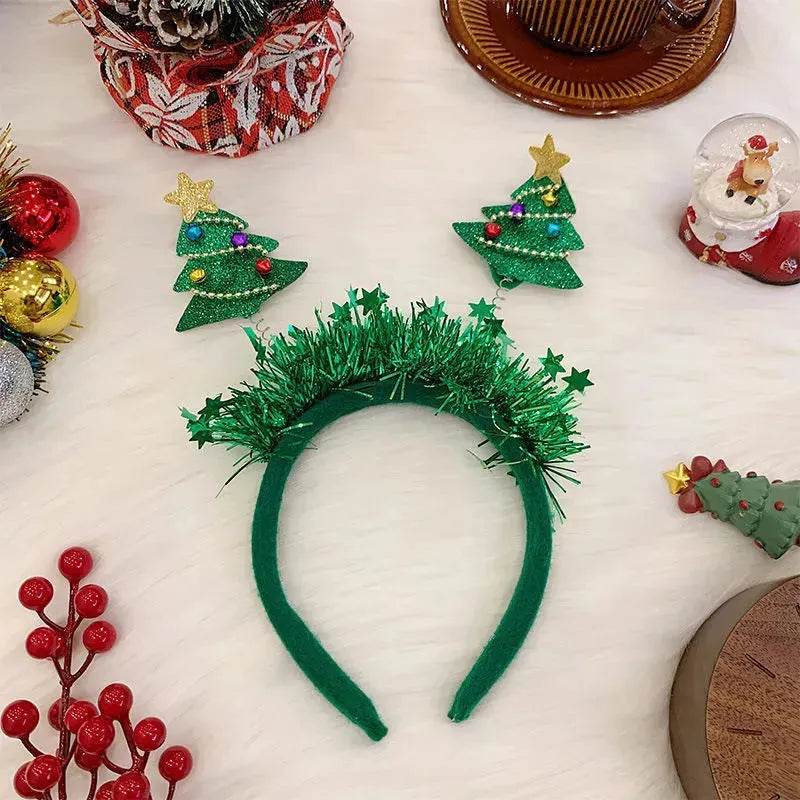 Christmas With Light Headband Snowflake Women's - Velora