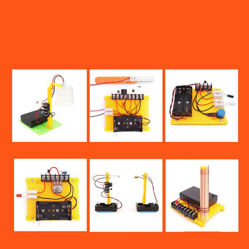 Handmade DIY Electronic Science Experiment Set Students Physical Puzzle - Velora