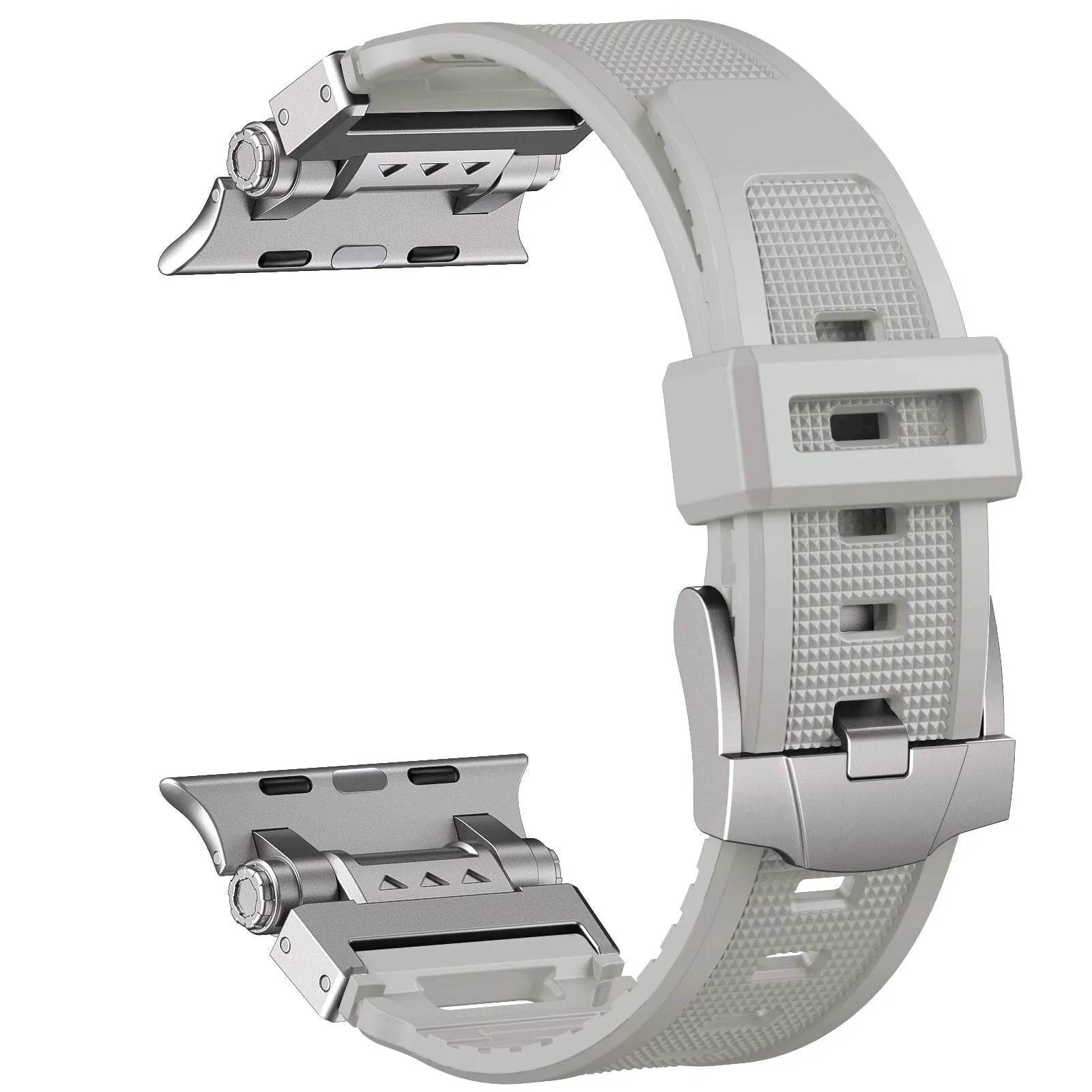 High End Metal And Silicone Watch Strap - Velora