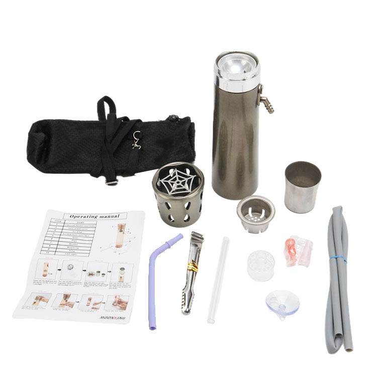 Portable Car Anti-tropical Hook Can Be Held With LED Light Plastic Hookah Set - Velora