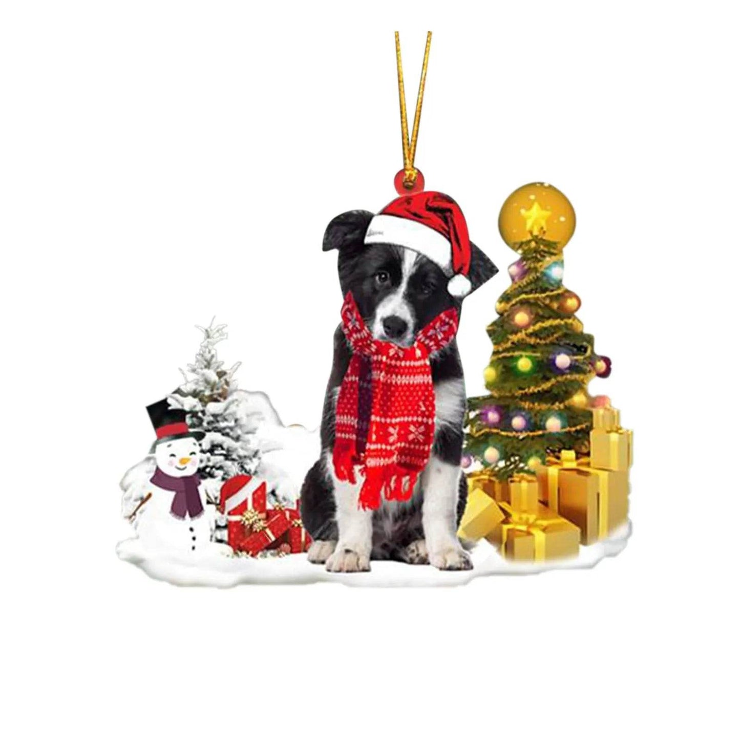Christmas Family Puppies Decorate Trees With Lights - Velora