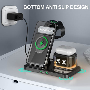 Creative Fast Wireless Charger Three-in-one Folding Bracket
