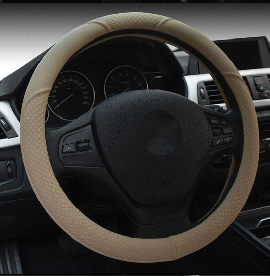 New Four Seasons Four Seasons Universal Ice Silk Non-Slip Car Steering Wheel Cover Braid Interior Car Accessories - Velora