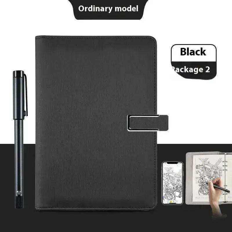 Handwriting Paper Screen Synchronization Smart Fingerprint Lock A5 Notebook - Velora