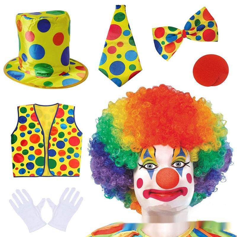Halloween Clown Wig Dress Up Costume - Velora