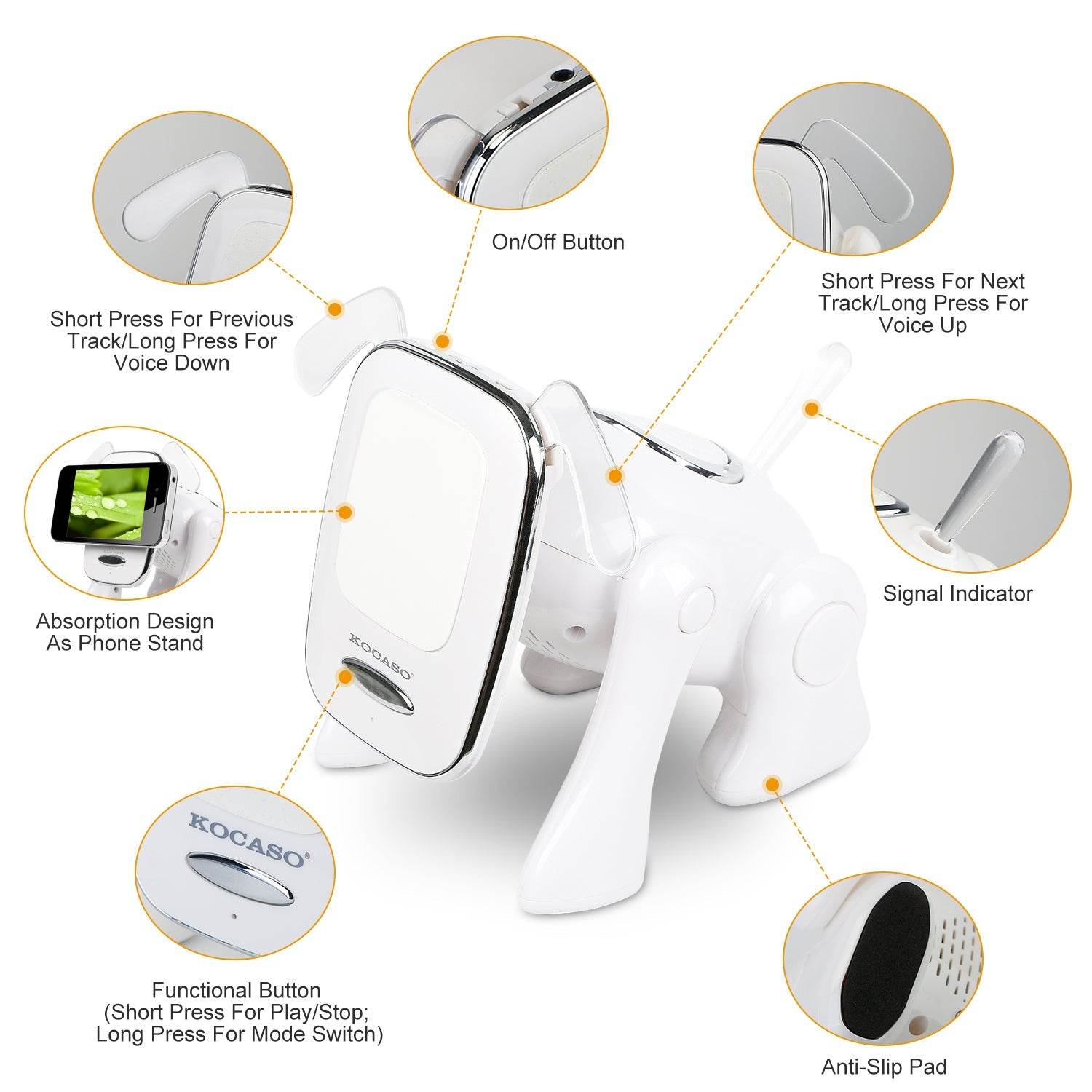 Puppy Dog Wireless Speaker Portable Mini Stereo Music Player - Velora