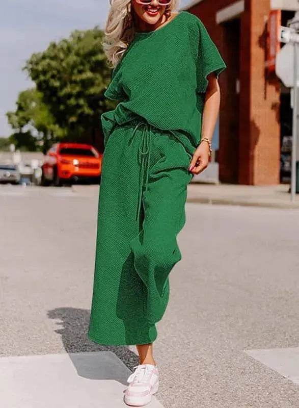 Coord fashion spring and summer 2 piece pant set women - Velora