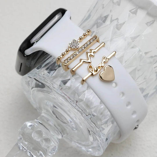 DIY Decorative Buckle Silicone Watch Strap Accessories - Velora