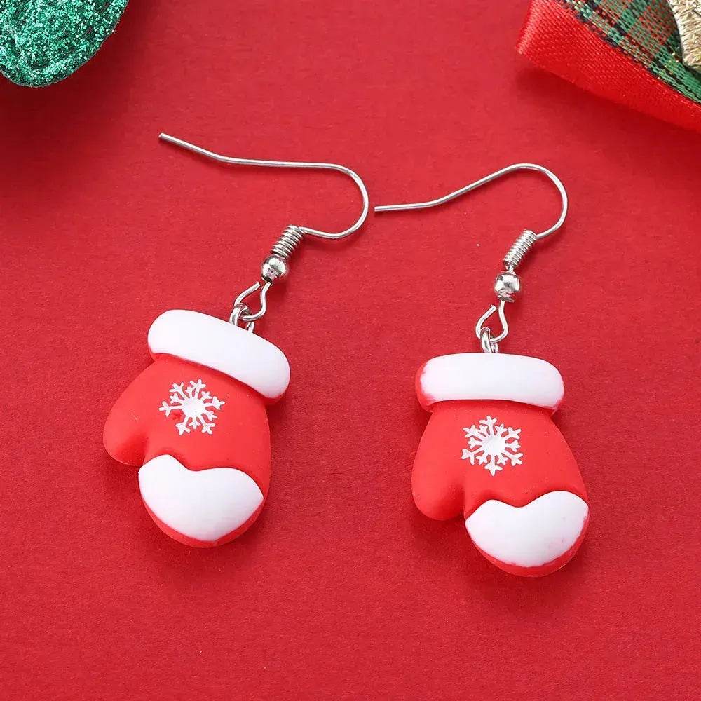 Creative Cartoon Christmas Earrings Fashion - Velora