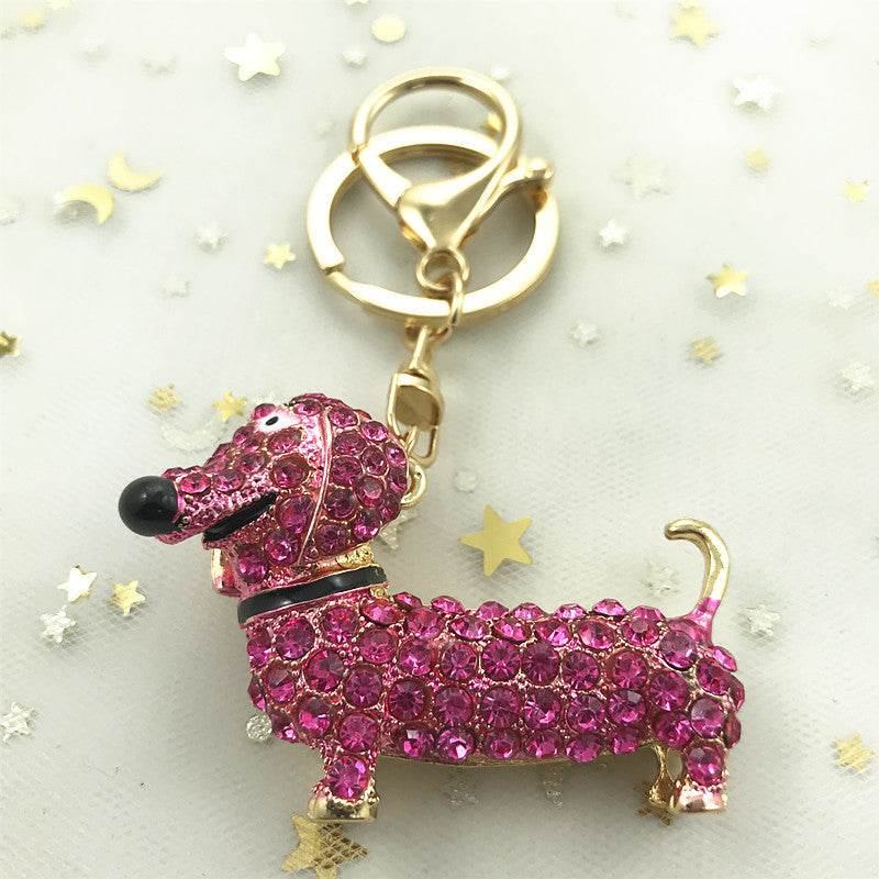 Beautiful Dachshund Keychain - Velora