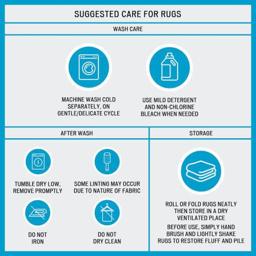 Woven Texture Stripe Bath Rug Grey 20x32 - Velora