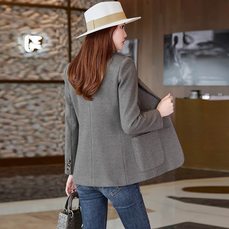 Professional office Business Tweed Blazer Women - Velora