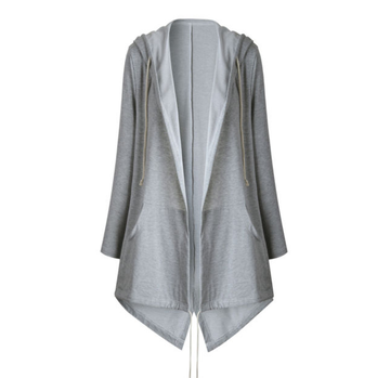 Chic Hooded Women's Sweatshirt