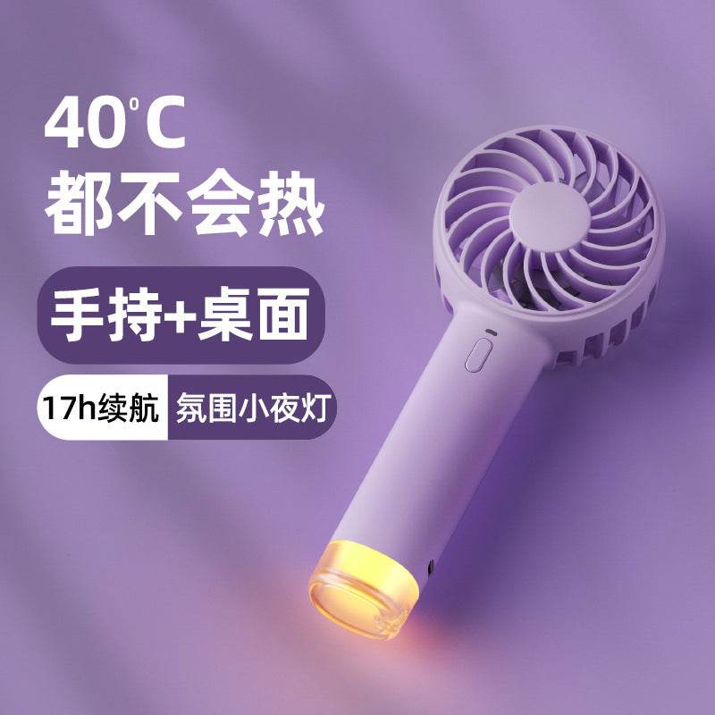 Mini Handheld Fan Cooling Fans For Home Office Travel Outdoor And Camping A Battery Operated Small Fan - Velora