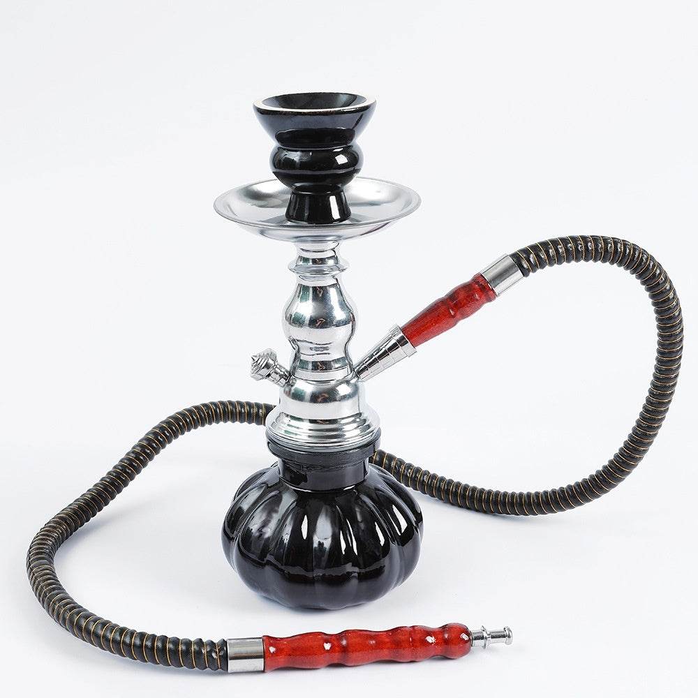 Small Size Iron Single And Double Pipe Hookah Suit - Velora
