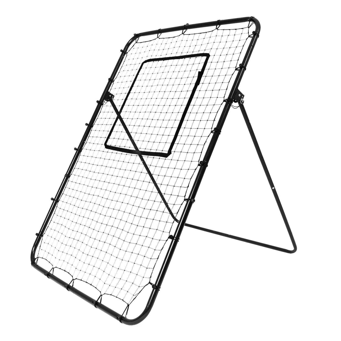 Baseball And Softball Rebounder Net 4x6 Ft PitchBack Adjustable Angles - Velora