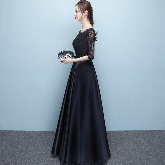 Elegant Slimming Elegant Generous Long Dress - Velora