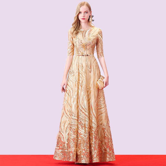 Banquet Elegant And Elegant Dinner Party Host Dress - Velora