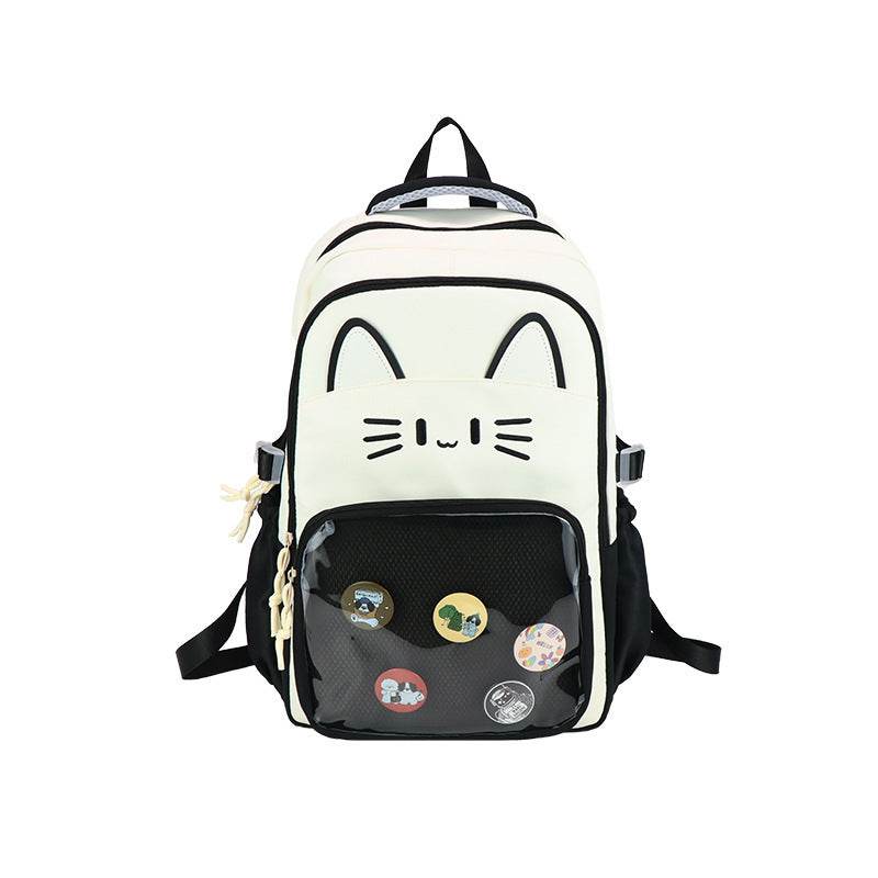 Cartoon Campus Backpack for Girls – Japanese Style - Velora