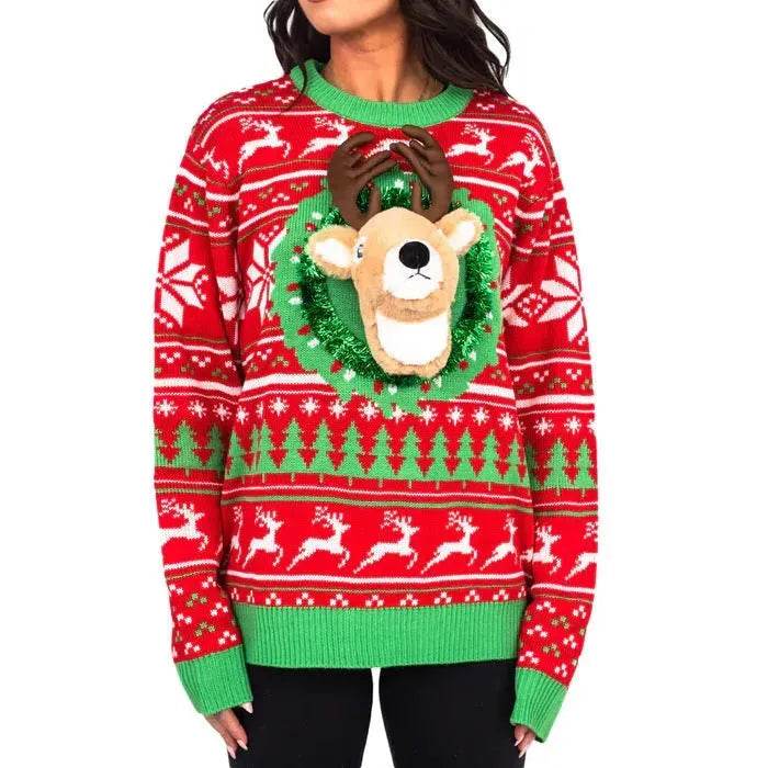 Funny Christmas Sweater Top for Couple - Velora