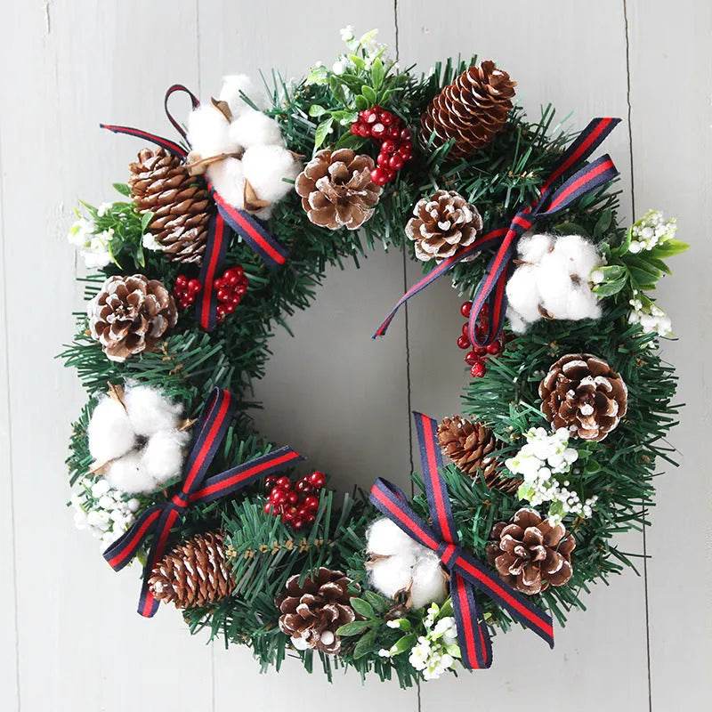 30cm 40cm Christmas Wreath Ornaments Christmas Wreath - Velora