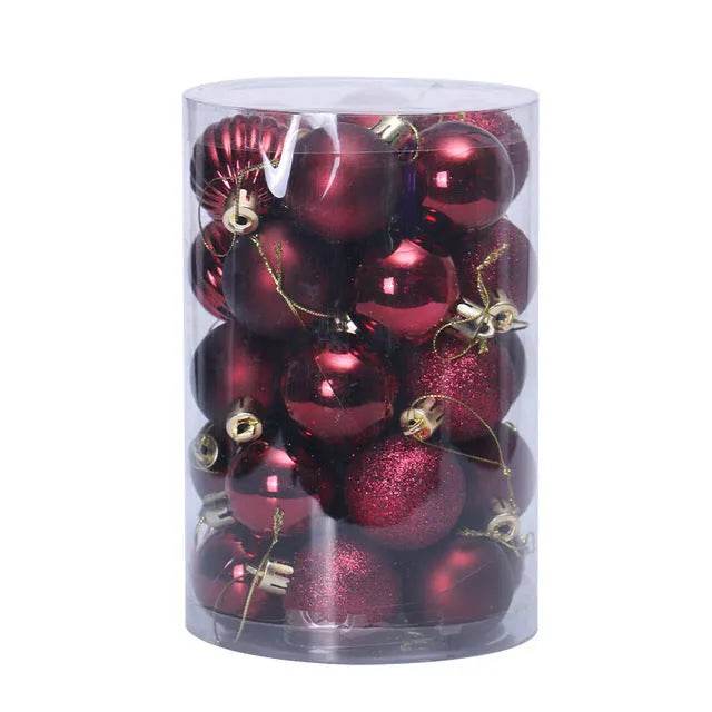 34 Christmas Ball Set 4cm Christmas Ornaments - Velora