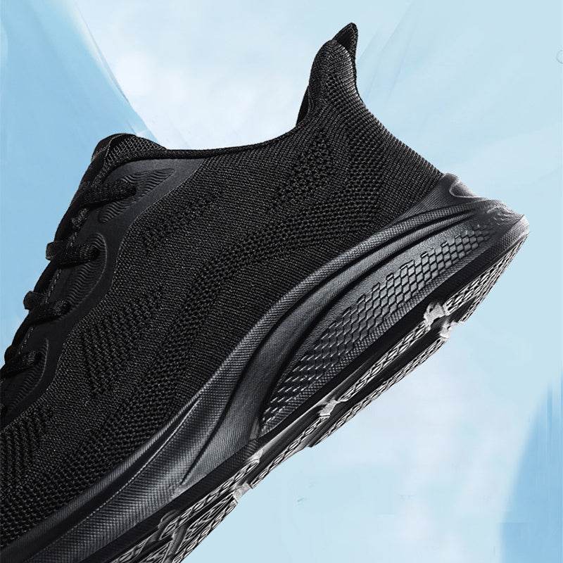 Men's Lace-up Running Shoes Mesh Lightweight Breathable Comfortable Sneakers - Velora