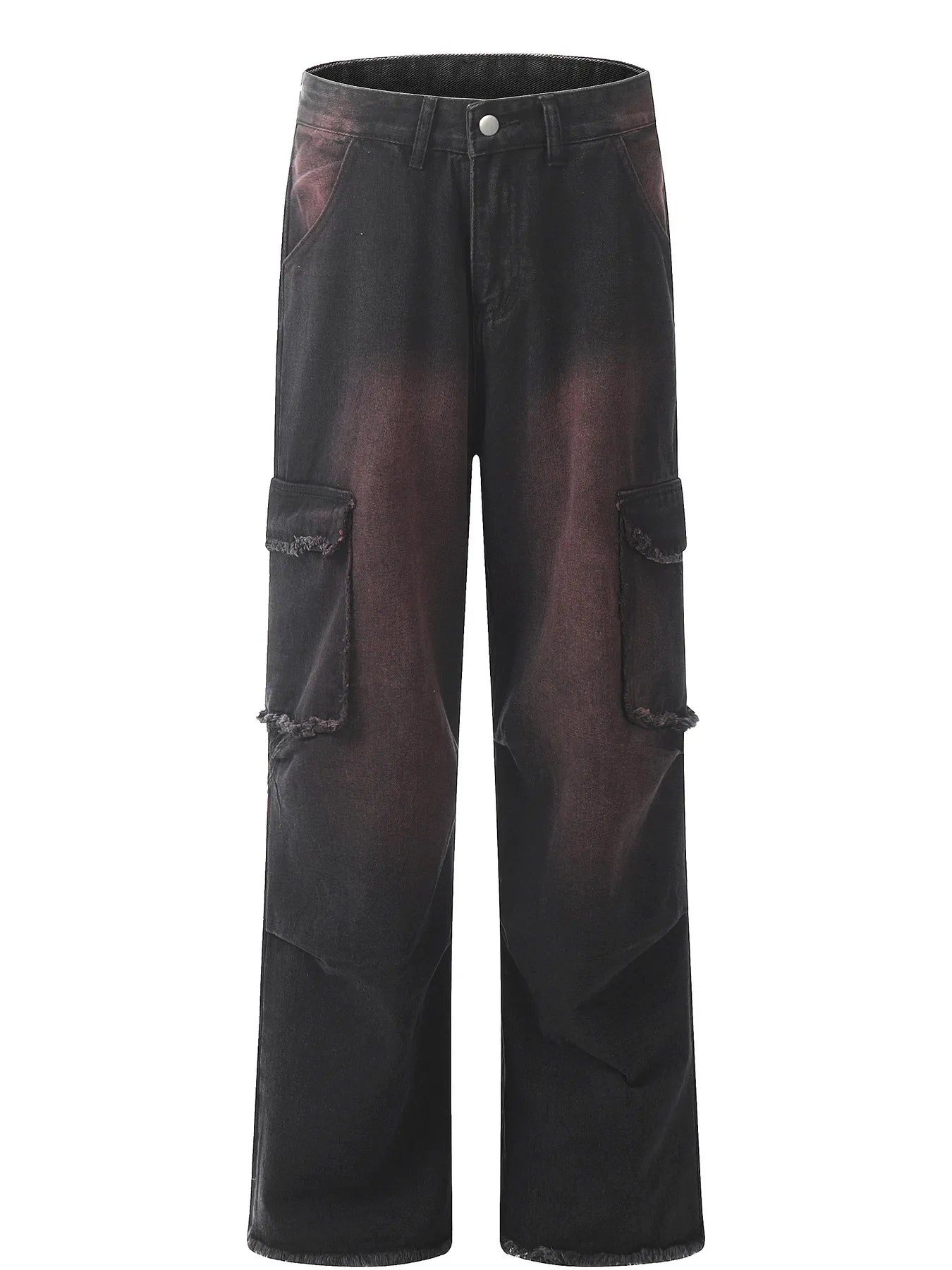 Men's Tie-Dye Cargo Denim Jeans - Velora