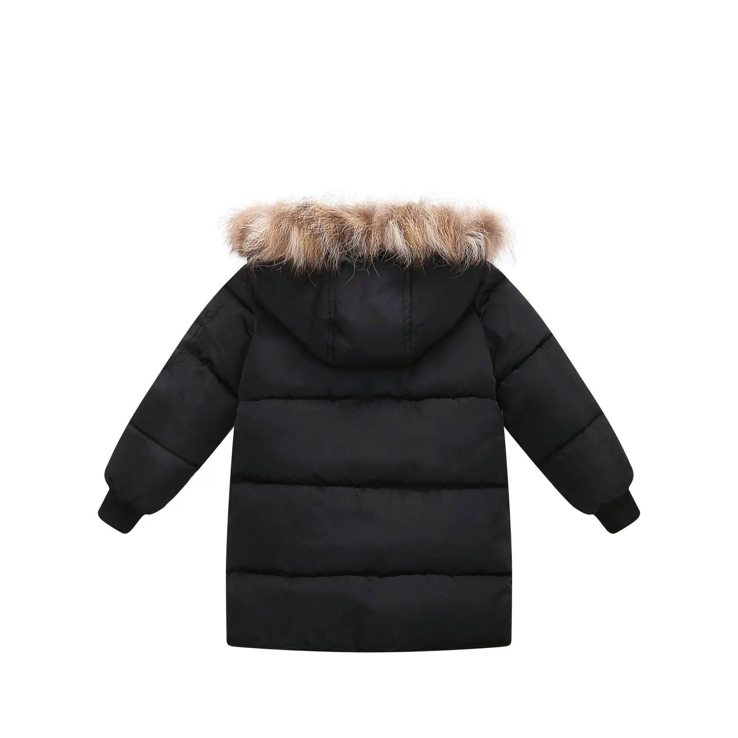 Children's Down And Wadded Jacket Camouflage Fur Collar Detachable Thickened Warm - Velora