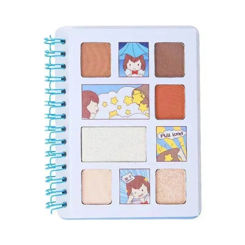 Diary Notebook Best Six color Eyeshadow Palette - Velora