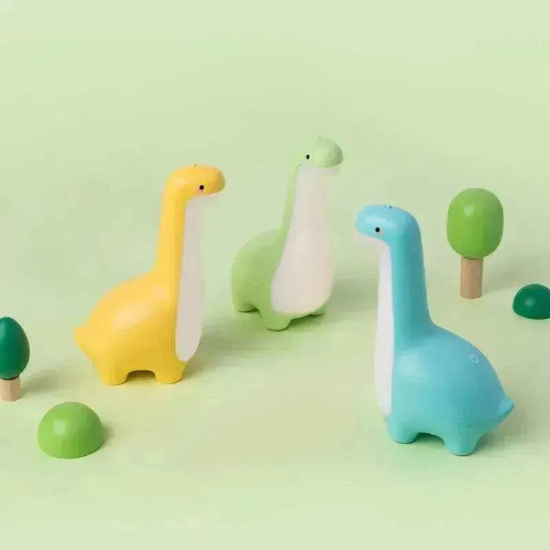 Dinosaur Night Light Cute Children's Night Light Eye Protection Bedside Timing Lamp USB Charging Room Decoration Children's Gift - Velora
