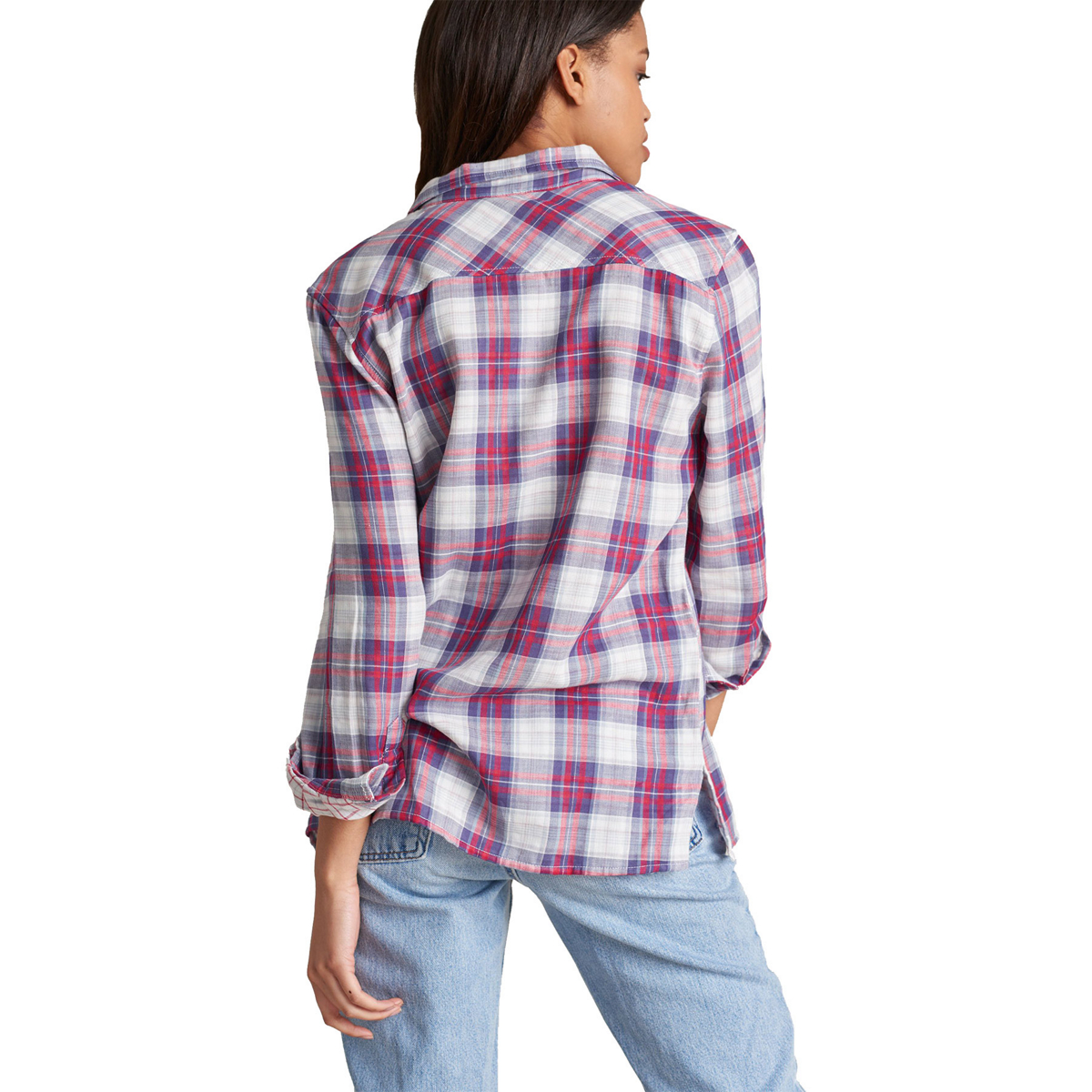 United By Blue Womens Stargrass Relaxed Plaid Shirts - Velora