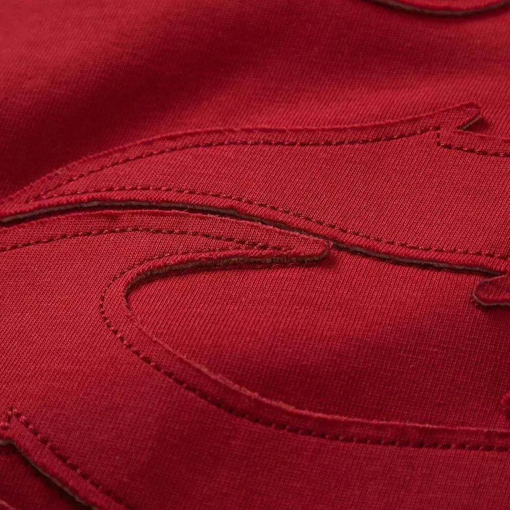 Dragon Paste Cloth Embroidery Short Sleeve - Velora