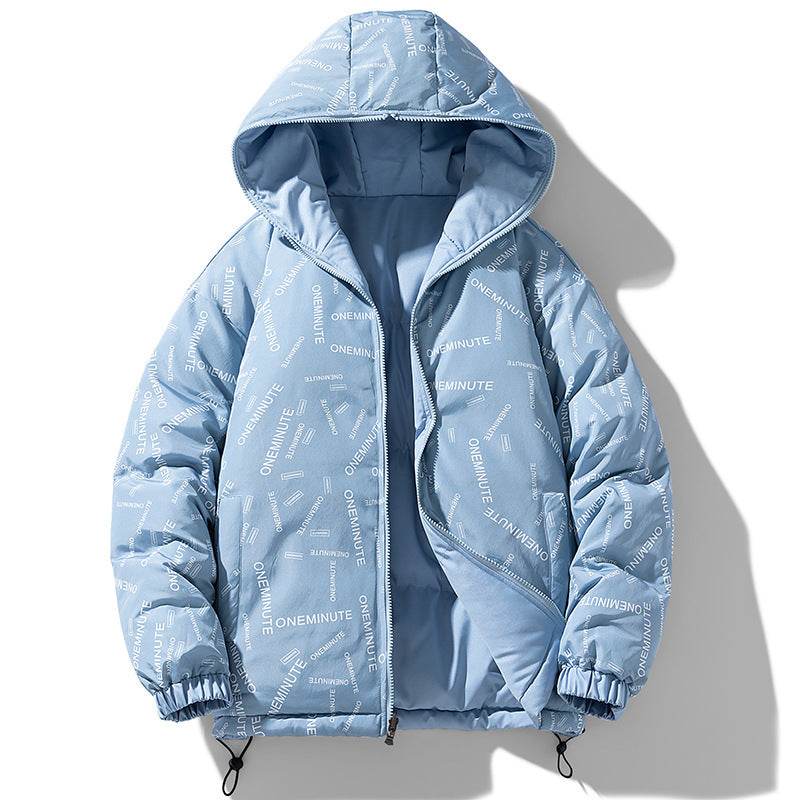 Men's Double-sided Down Cotton-padded Jacket Plus Size Winter Thicken Thermal - Velora