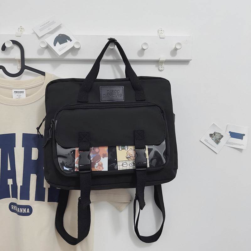 Lightweight College Soft Girl Tote Backpack Laptop Bag - Velora