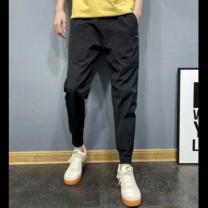 Casual Slim-fitting Fashion Brand Drawstring Jogger Pants - Velora