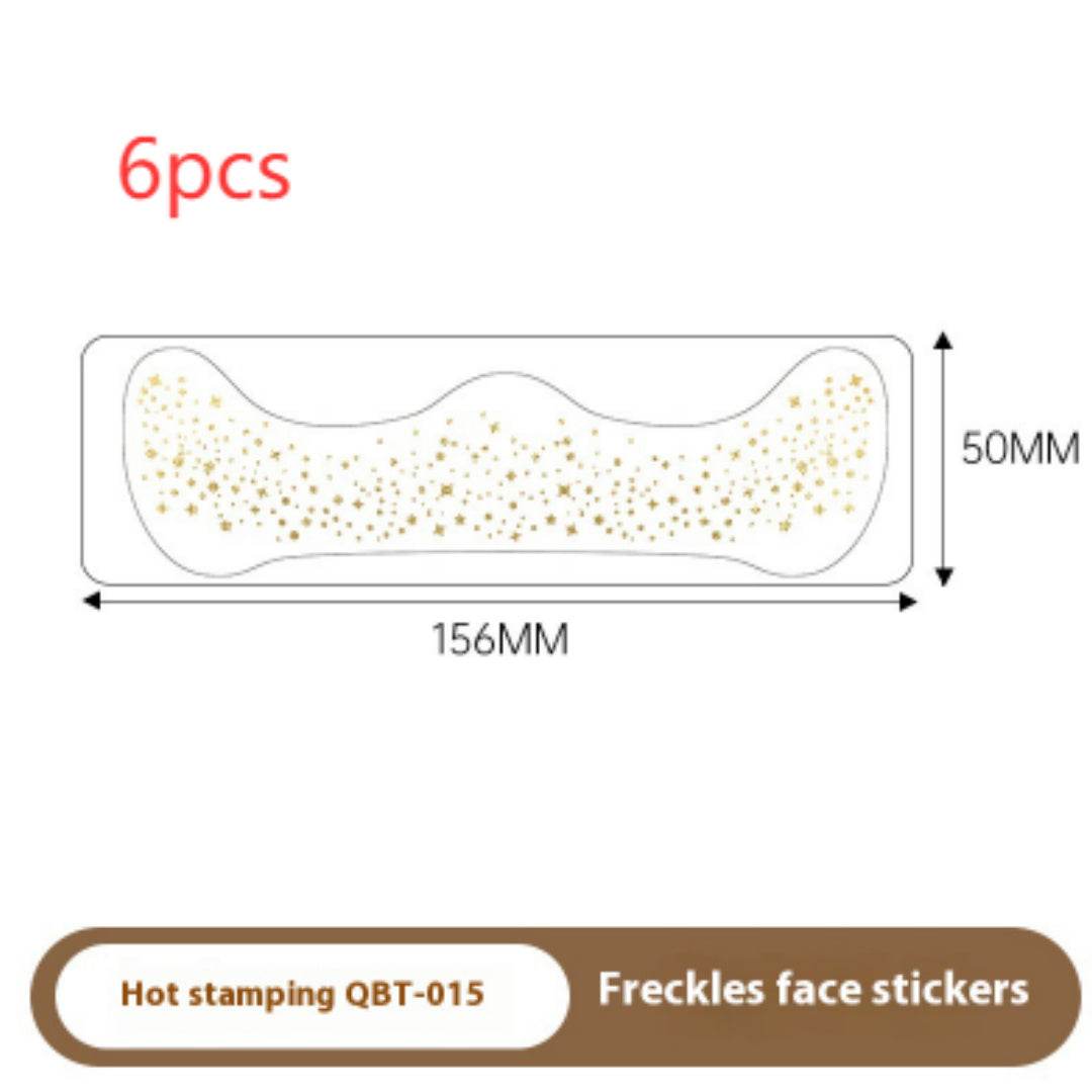 Gilding Sticker Freckle Tattoo Sticker Gilding Glitter Stickers Waterproof - Velora
